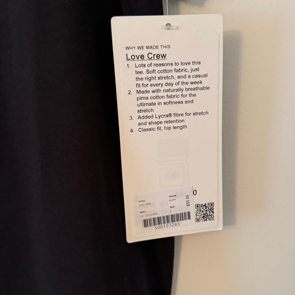 Lululemon Love Crew T-Shirt - Cyclebar branded - Picture 3 of 4